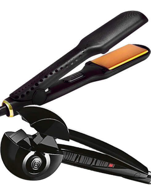 Hair straighteners and curlers