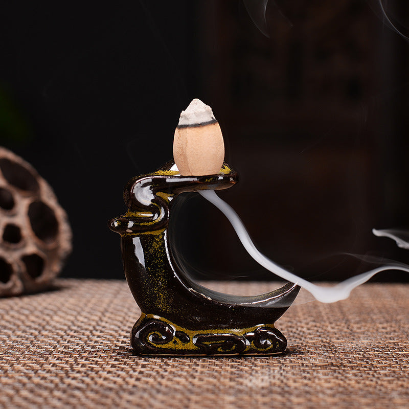 Small Incense Burner Watch Backflow Incense Burner Sandalwood