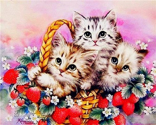 Cat Diamond Painting Animal Rhinestone Diamond Embroidery