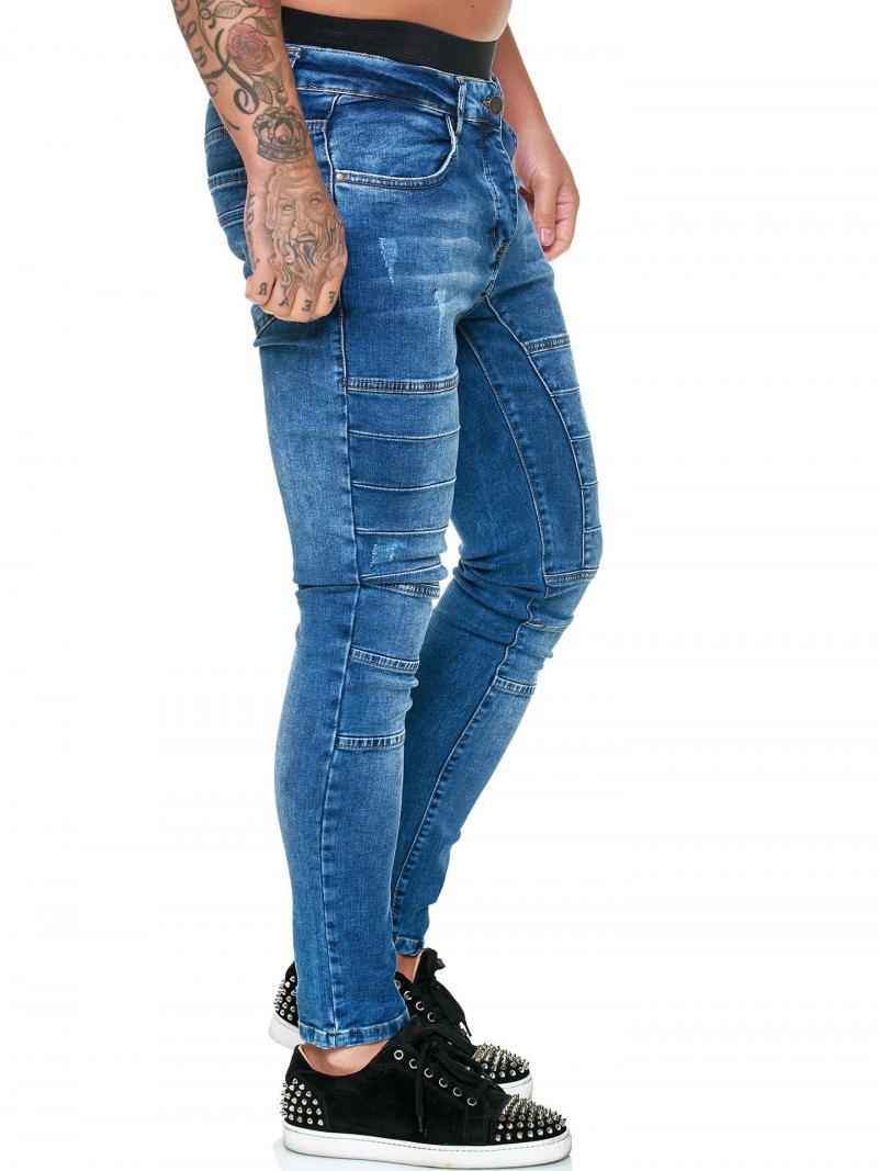 Men's Hip-hop Skinny Ripped Casual Jeans