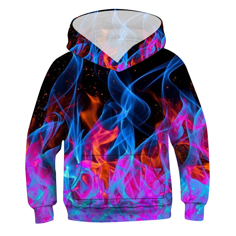 3d Vision Digital Printing Children's Hoodie