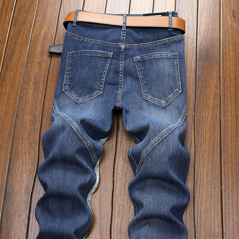 Men's Slim Stretch Stitching Jeans