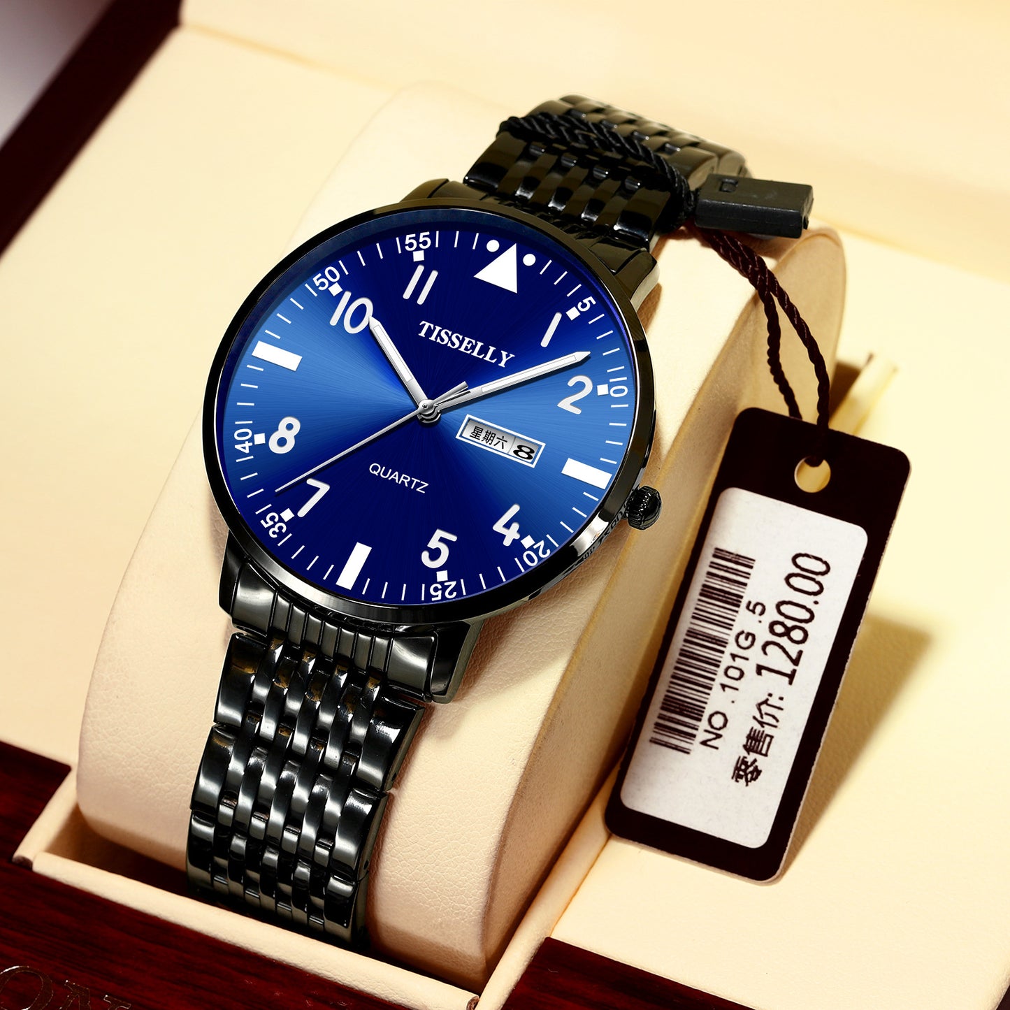 Men's Business Casual Steel Belt Quartz Watch