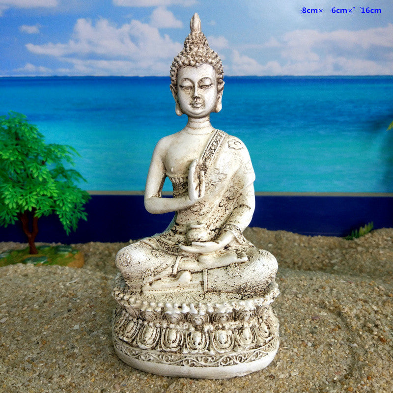 Hot Sell Resin Handicraft Buddha Statue Ornament