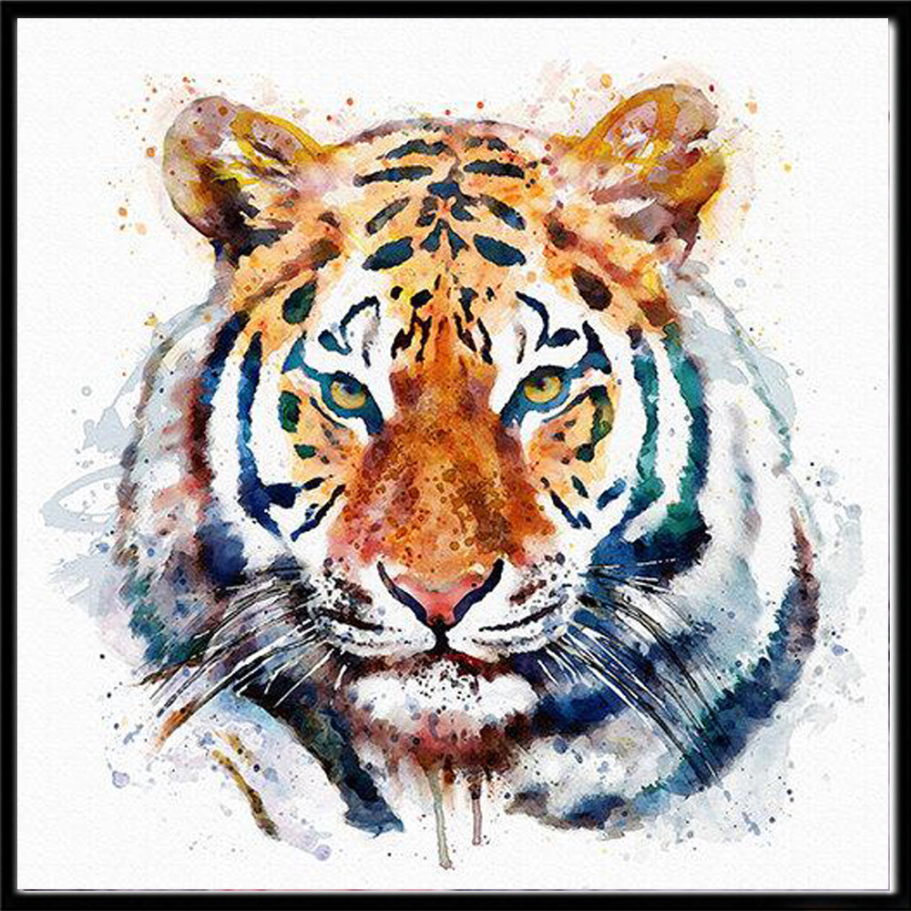 5D Diamond Painting Animal Tiger Cat Embroidery Cross