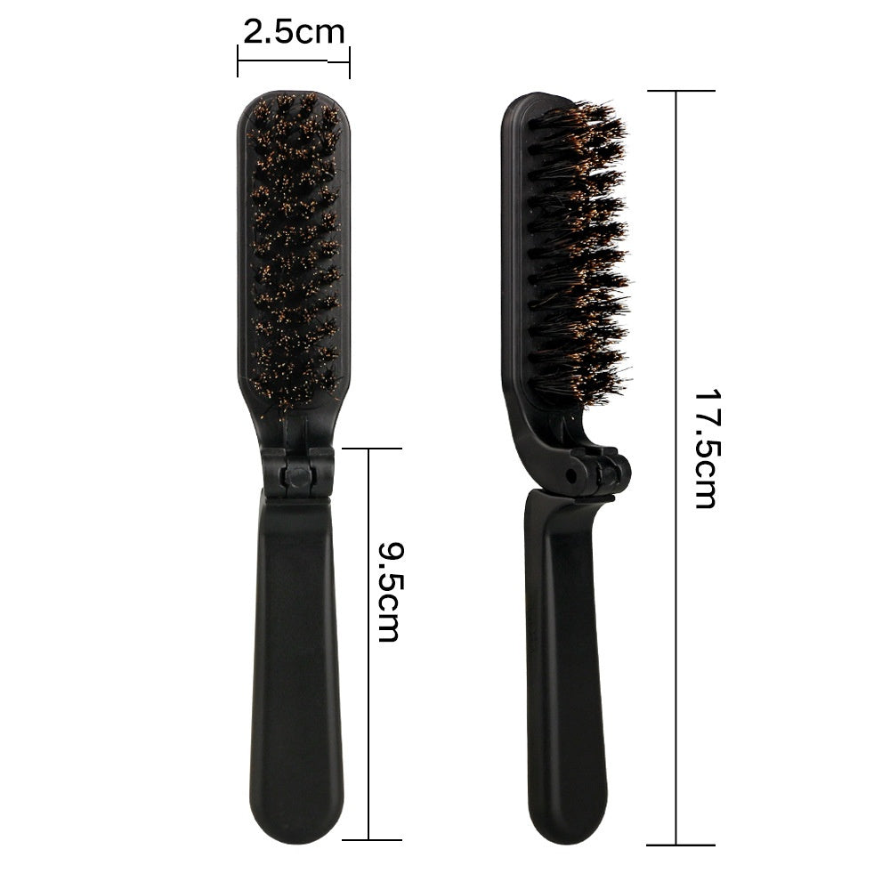 Small Portable Bristle Folding Shaving Brush 