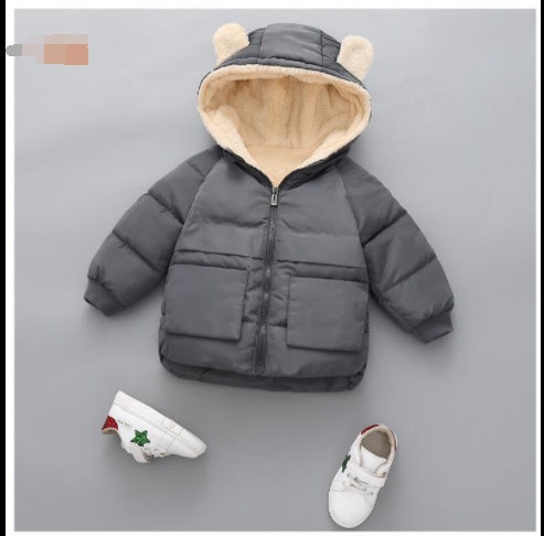 Fashion Children's Thick Hooded Winter Padded Jacket