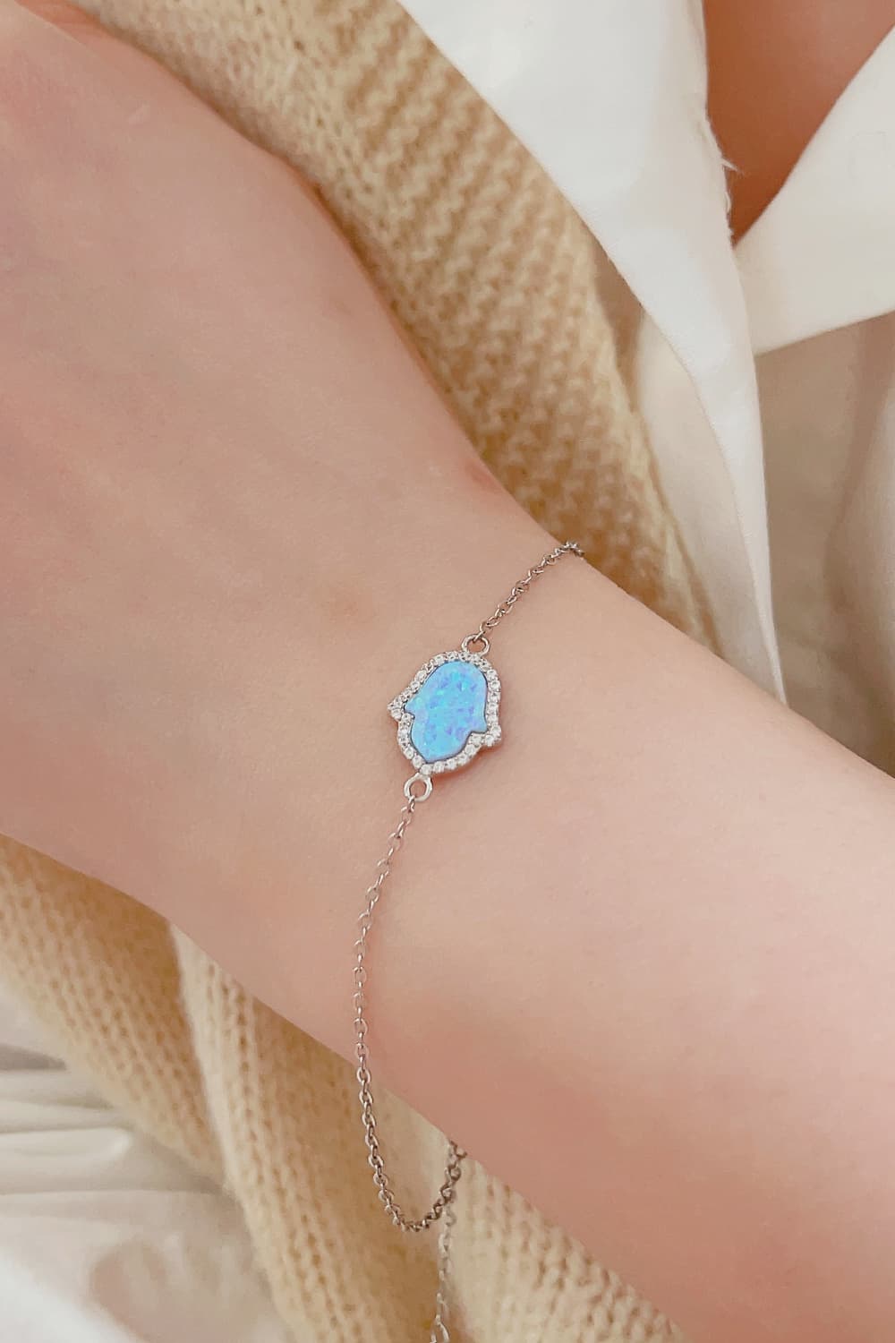 Opal 925 Sterling Silver Bracelet 