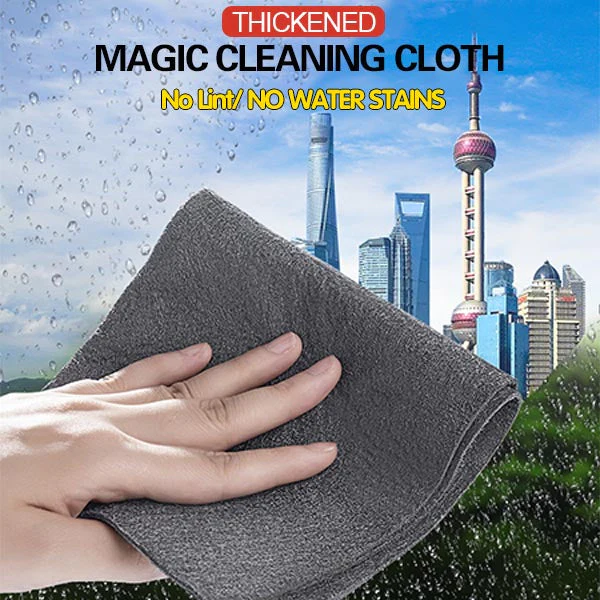 Thickened Magic Cleaning Cloth Microfiber Surface Instant Polishing Household Cleaning Cloth For Glass Windows Mirrors Car Kitchen Gadgets 