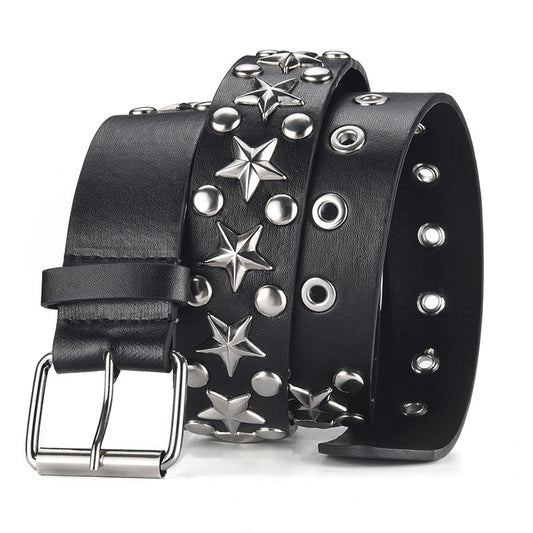 Fashion Needle Buckle Versatile Punk Style Belt For Women 