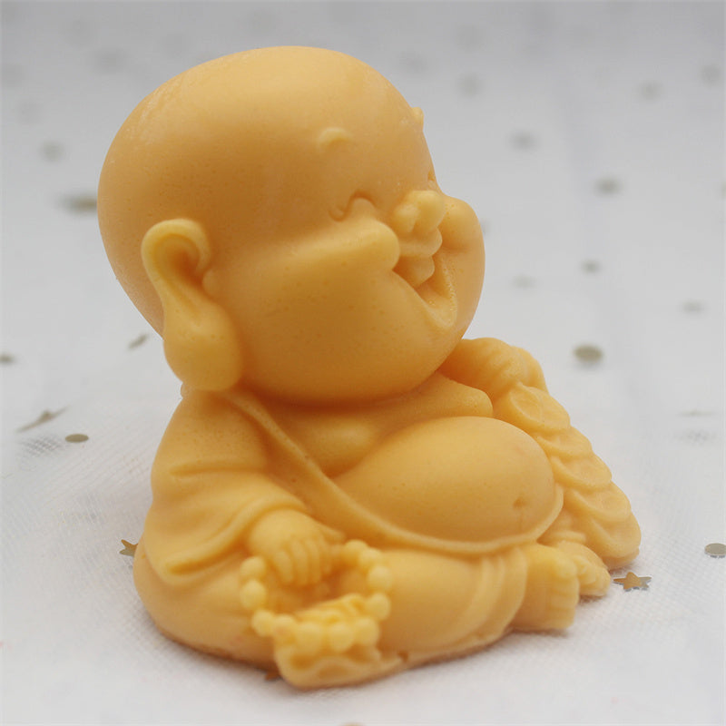 Handmade Three-dimensional Copper Coin Lucky Buddha Shape Silicone Mold