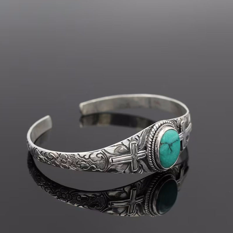 Turquoise Open Bracelet