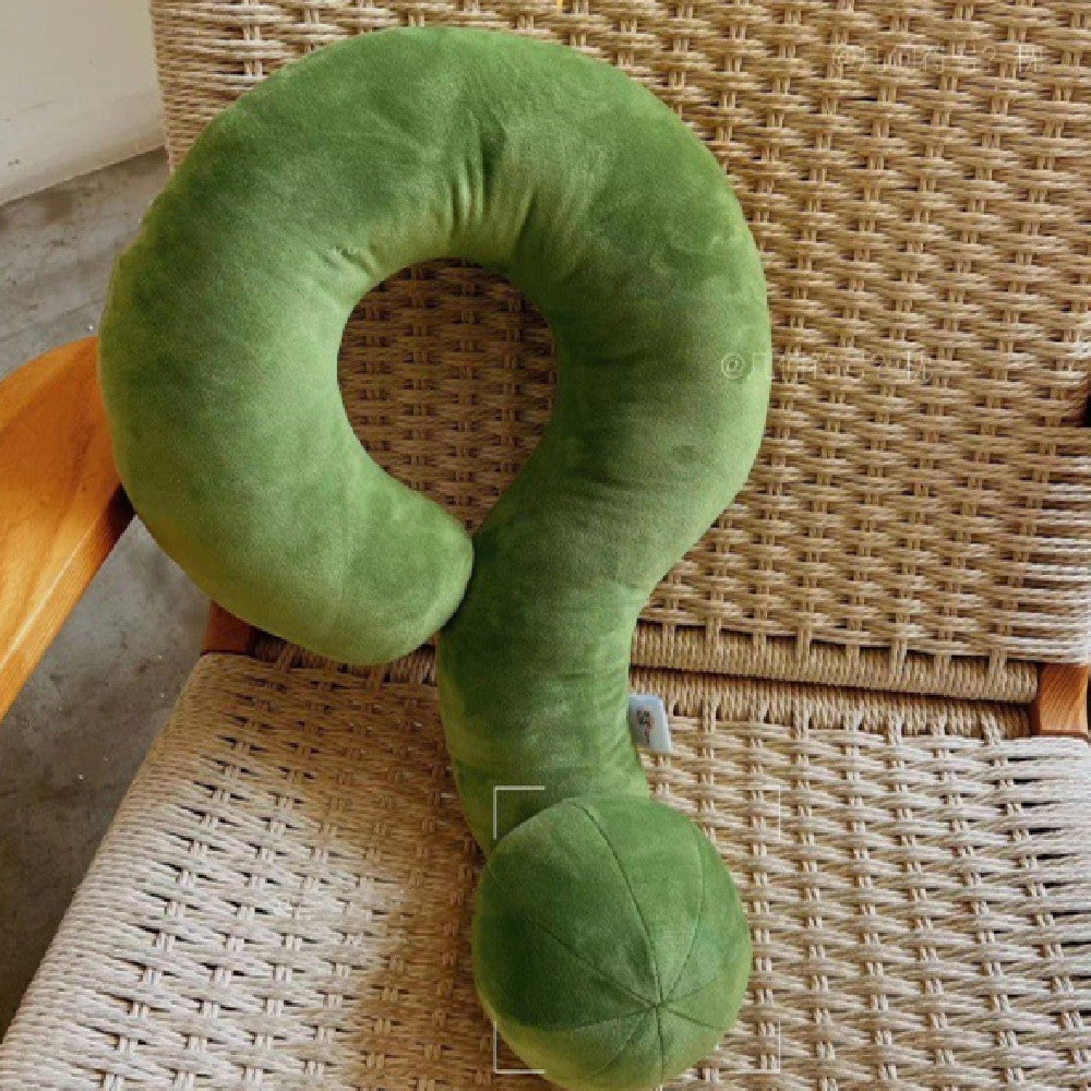 Question Mark Neck Pillow Comfortable Fabric