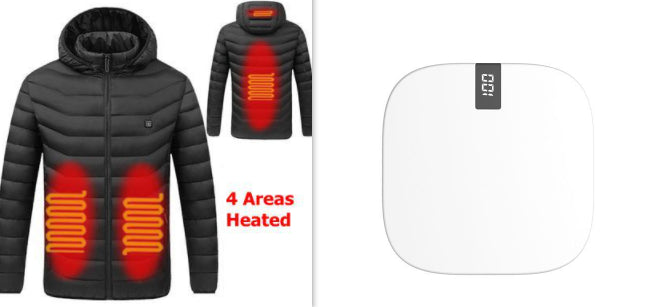 Winter Smart Heating Cotton USB Charging Heating Cotton Men's Jacket