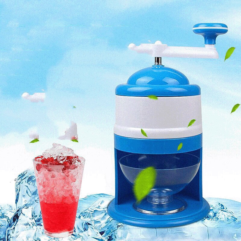 Portable Manual Ice Crushers Hand Crank Ice Shaver Shave Ice Machine Smoothie Maker Household Kitchen Bar Ice Blender Drink Tool Summer Gadgets 