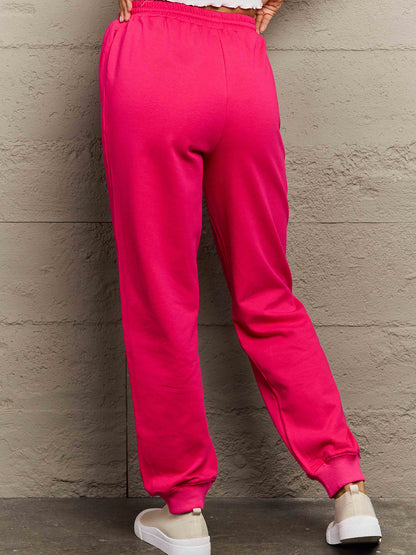 Simply Love Full Size Drawstring Sweatpants 