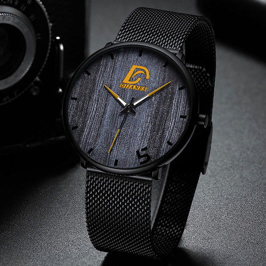 Creative Leisure Mesh Belt Men's Quartz Watch