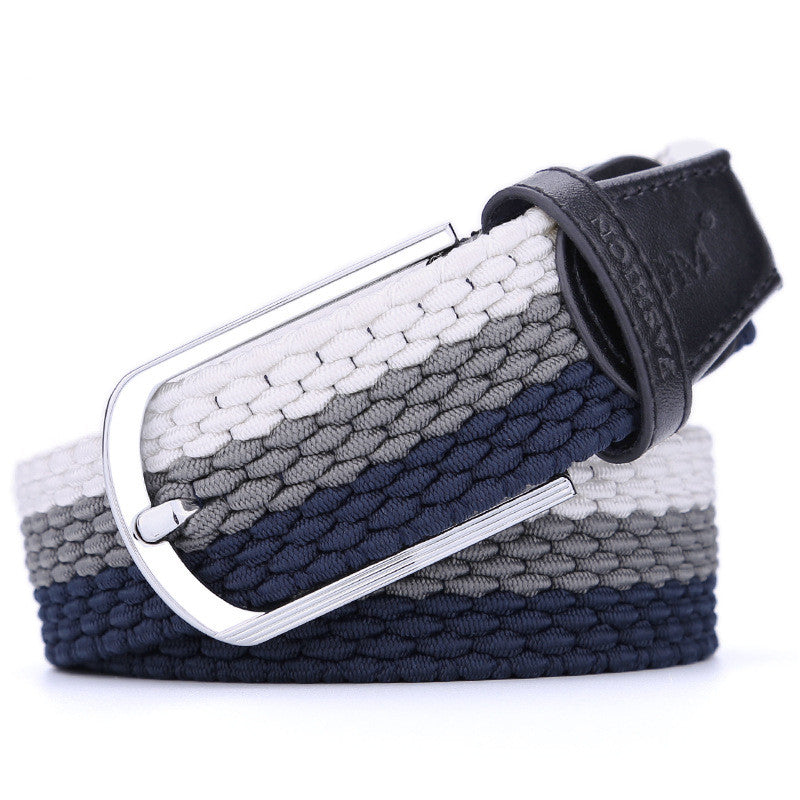 Winter Tide Breathable Strong Stretch Canvas Woven Belt 