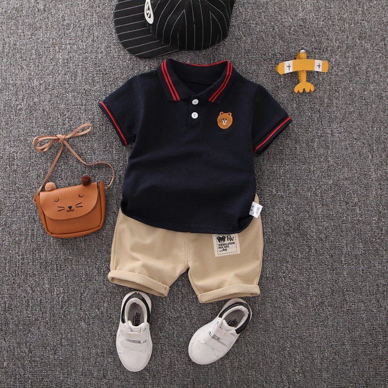 Boys short sleeve suit