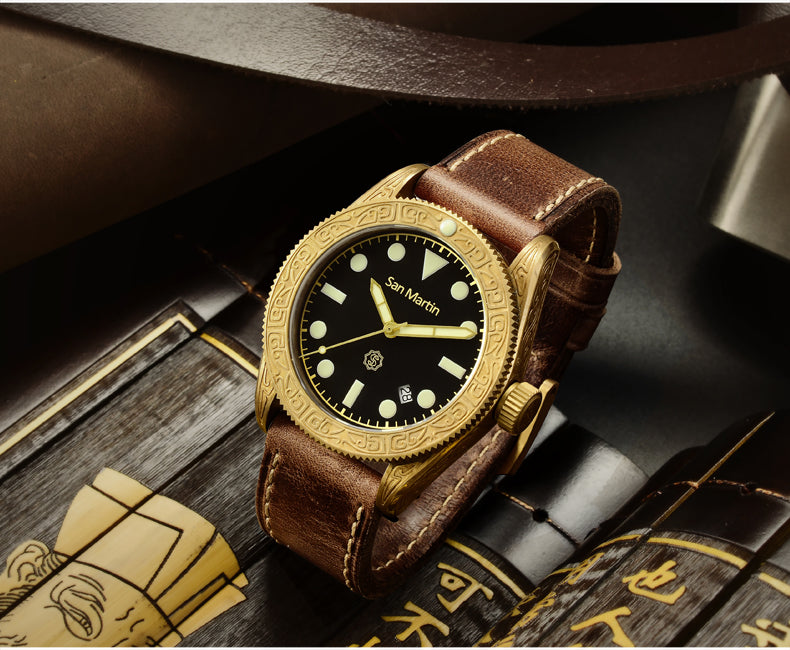 Bronze diving watch