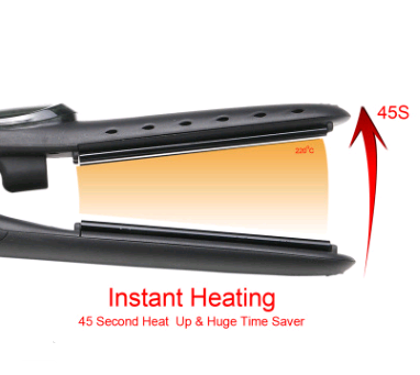 Steam hair straightener, straight roll dual-use atomizing splint, tourmaline ceramic perm 