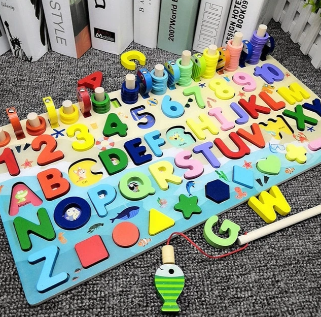 Children 3D Alphabet Number Puzzle Educational Toy