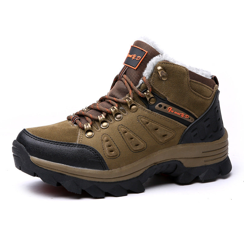 Men's Outdoor Hiking Shoes Cold And Warm Snow Boots 