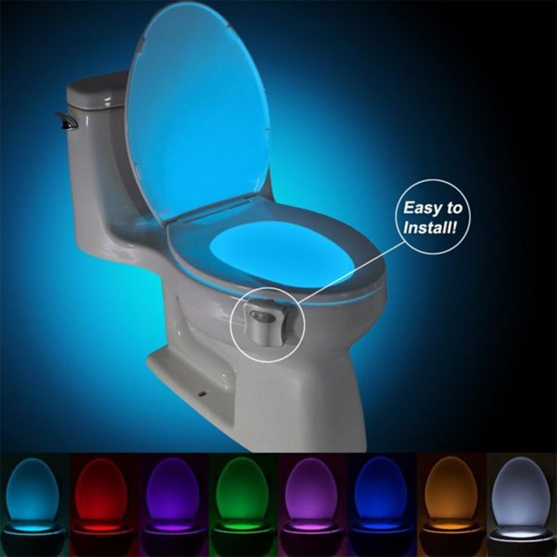 NightGlow Motion Sensor Toilet Light 