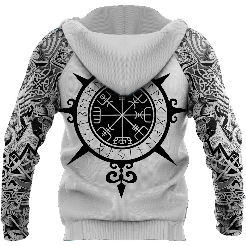 Viking Tattoo All-Over Print Hoodie