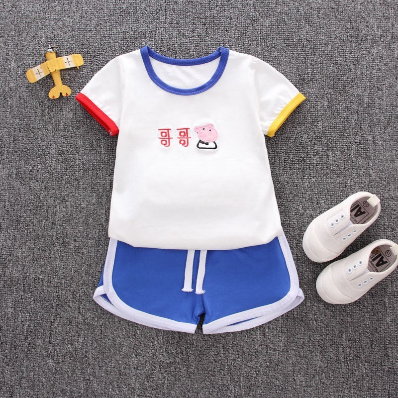 Boys short sleeve suit