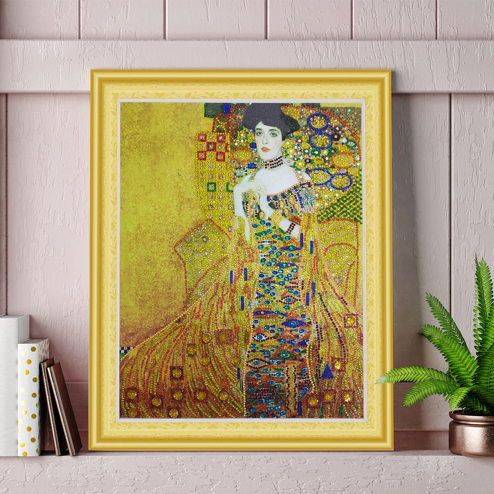 Beauty shaped diamond painting