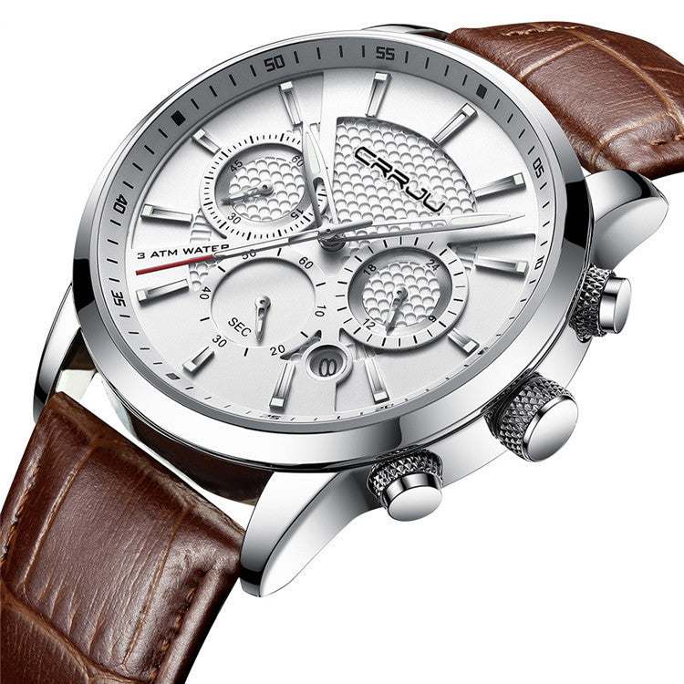 CRRJU six-hand chronograph watch