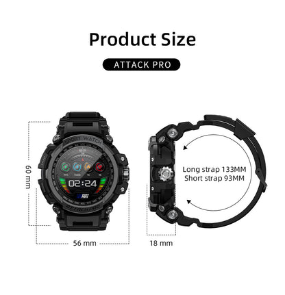 Three-proof Outdoor Sport Smart Watch Bluetooth Calling