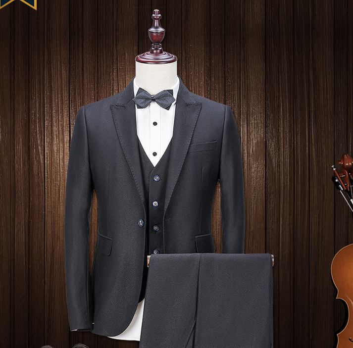 Three-piece suit jacket men 