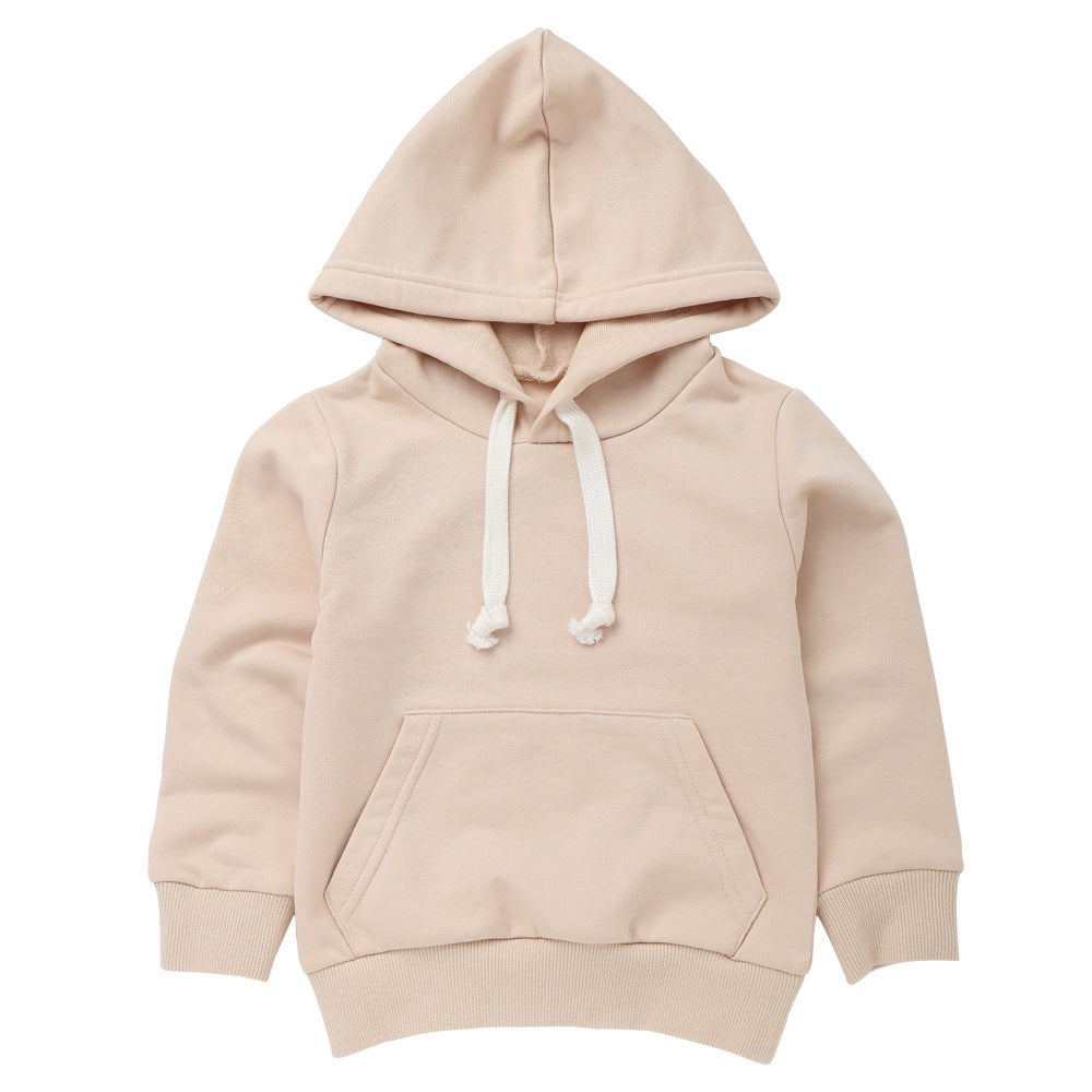 Long-sleeved hooded children's sweater