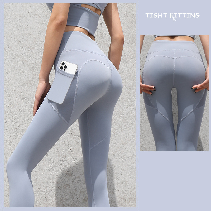 Gym Sport Seamless Leggings With Pockets Push Up High Waist Pants Women Fitness Running Yoga Pants Gym Sport Seamless Leggings 