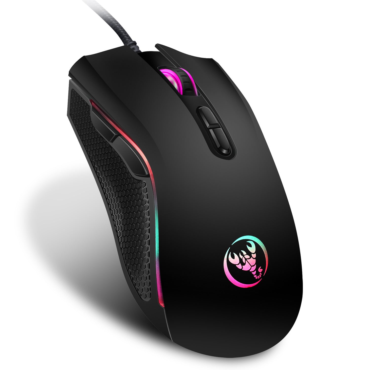 Gaming wired mouse dpi four-speed adjustable up to 3200dpi