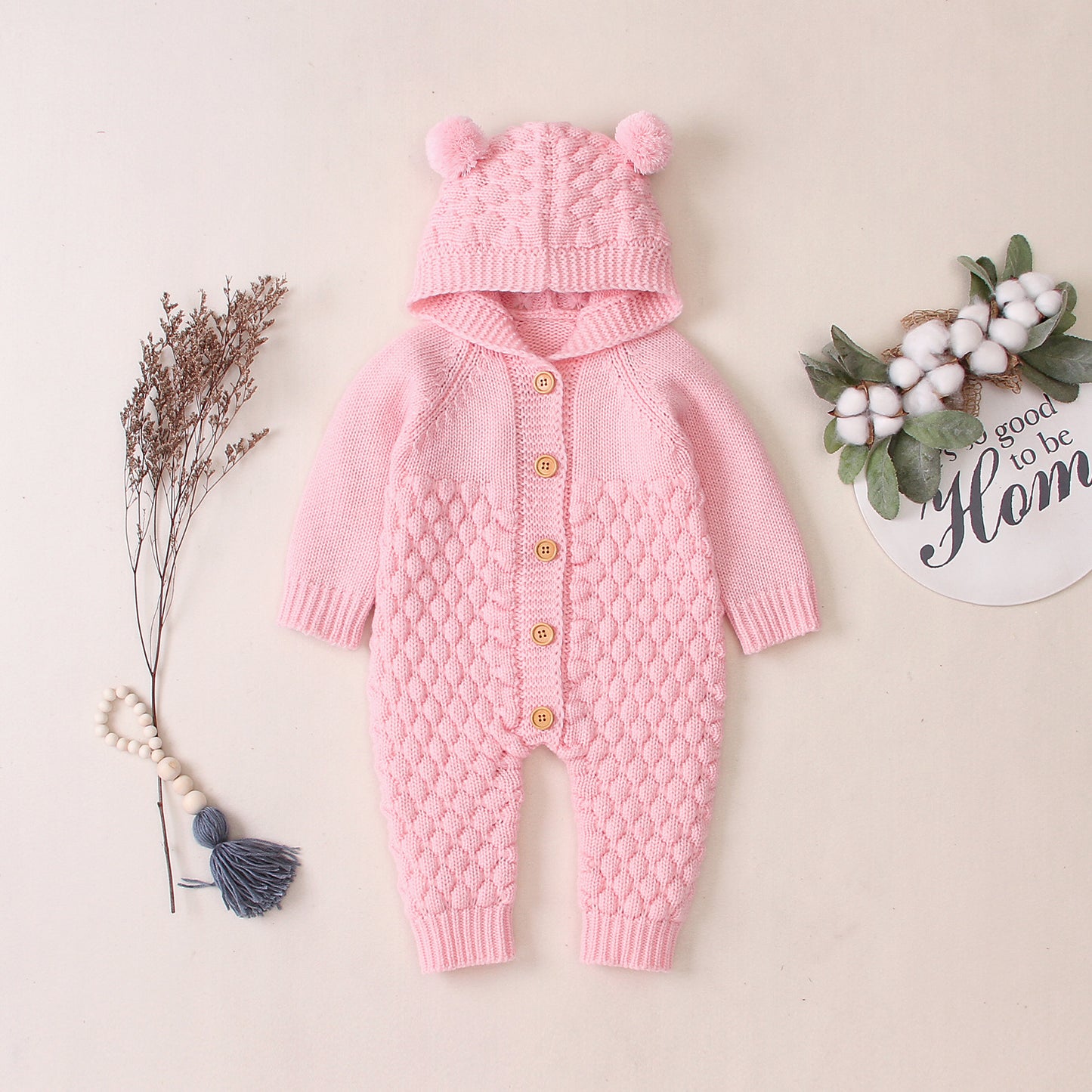 Knitted Baby Jumpsuit 