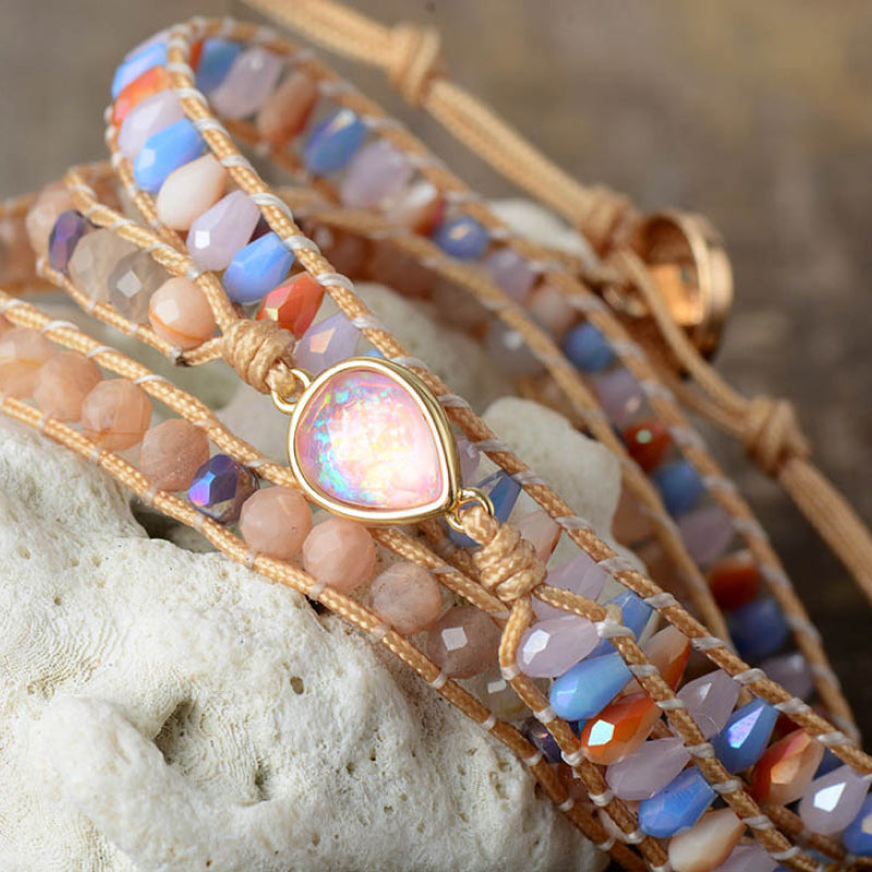 Opal Beaded Bracelet 