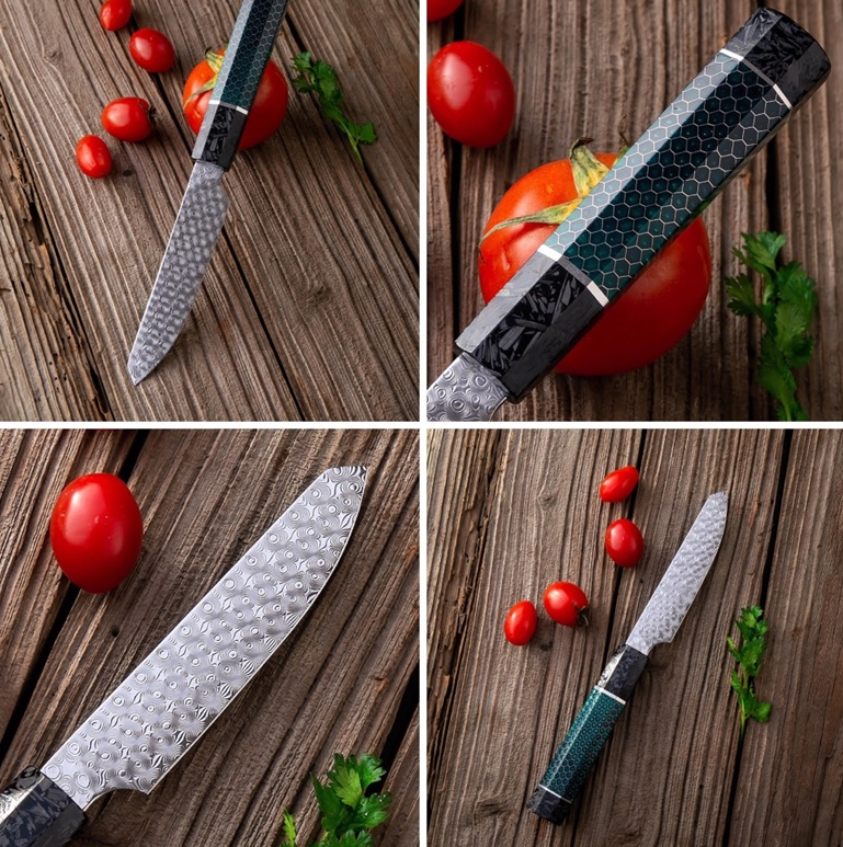 Yangjiang cutter 67 layer Damascus knife VG10 steel core 8 inch chef knife blade knife embryo custom knife embryo 