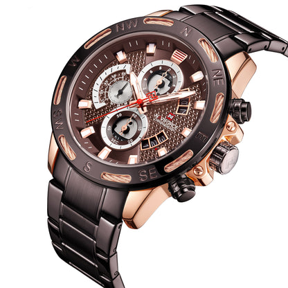 Men's Watch Men's Multifunctional Waterproof Quartz Watch Men's Watch