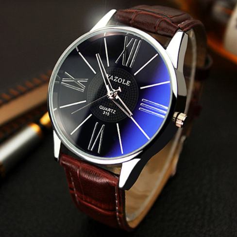 Men's business table simple Korean version of Geneva Switzerland Watch men's casual waterproof quartz watch