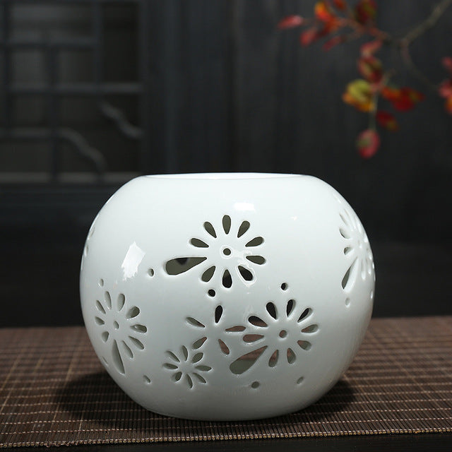 Ceramic incense burner candle oil burner