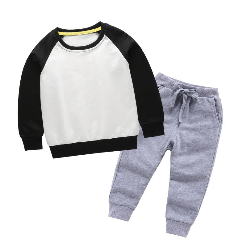 Children's Sweater And Pants Long Sleeve Suit