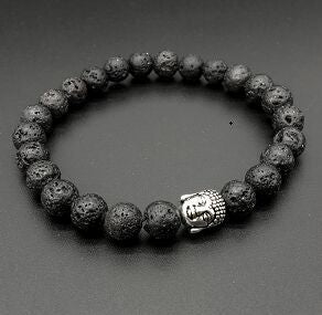 Popular Buddha Head Bead Stone Bracelet