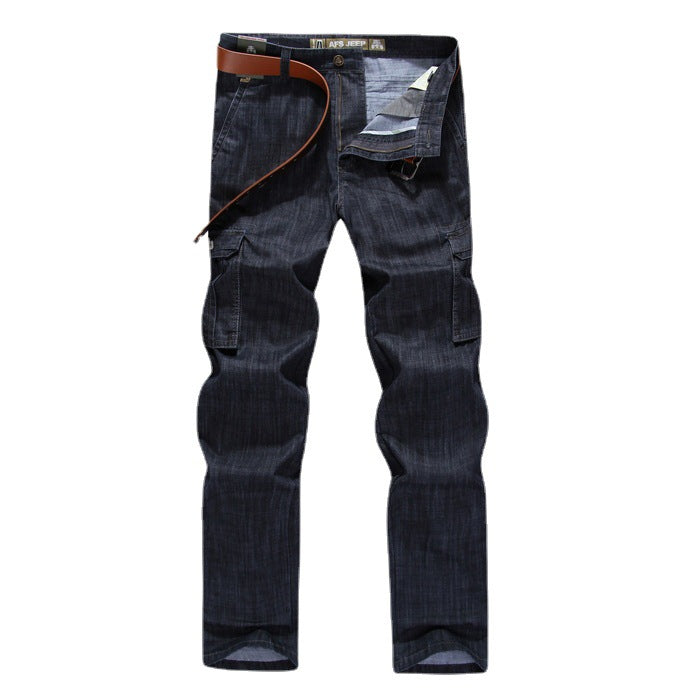 Men's Loose Multi-pocket Long Pants