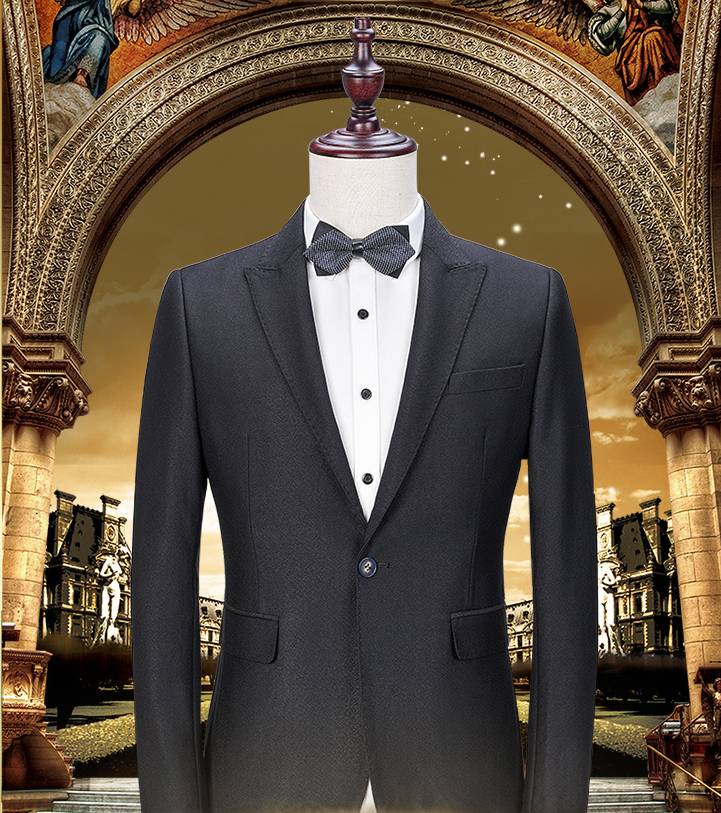 Three-piece suit jacket men 