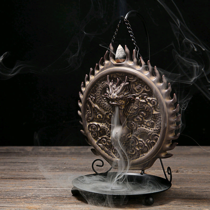 Reflux incense burner