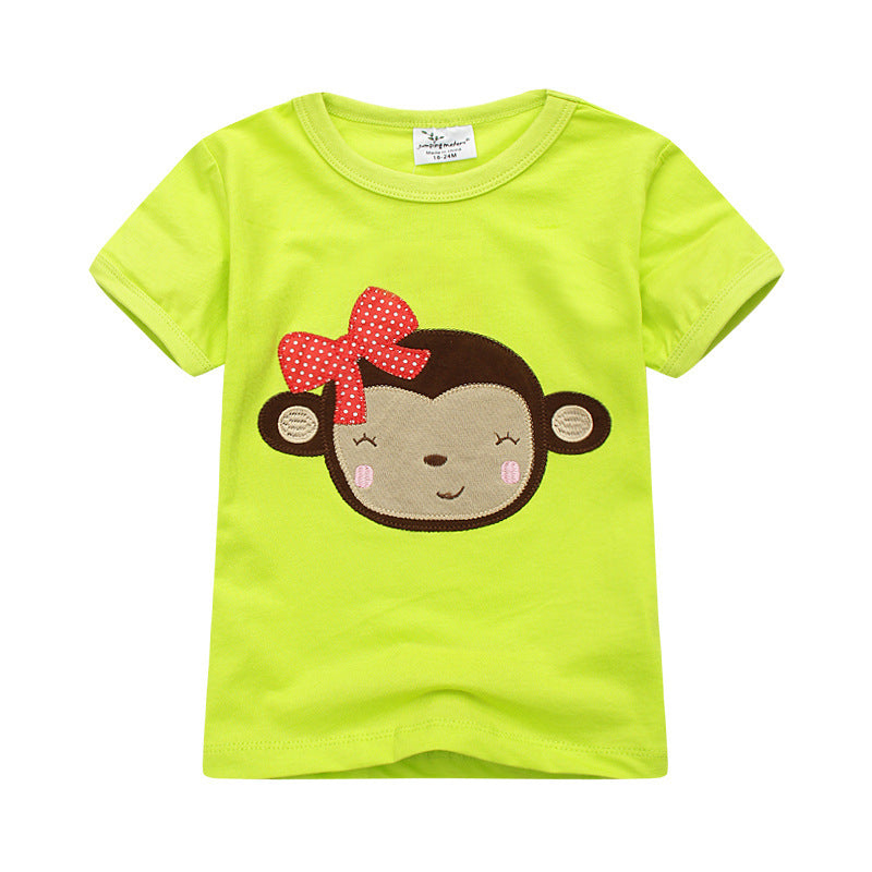 Children's Short-Sleeved T-Shirt Baby Short-Sleeved Shirt