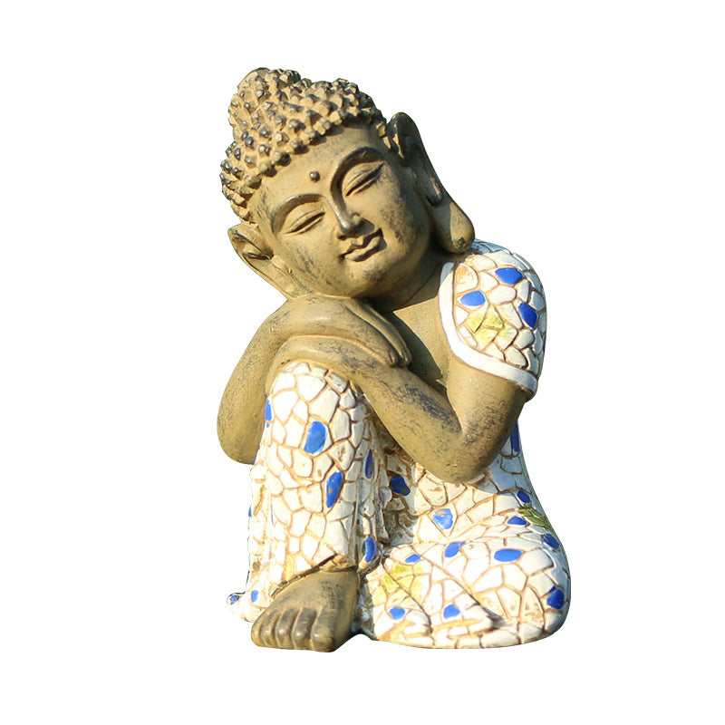 Fashionable Sleeping Buddha Decoration Garden Statue Crafts